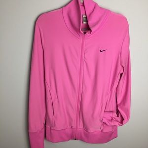 🌷Host Pick 🌷Nike Pink Front Zippered Running Top